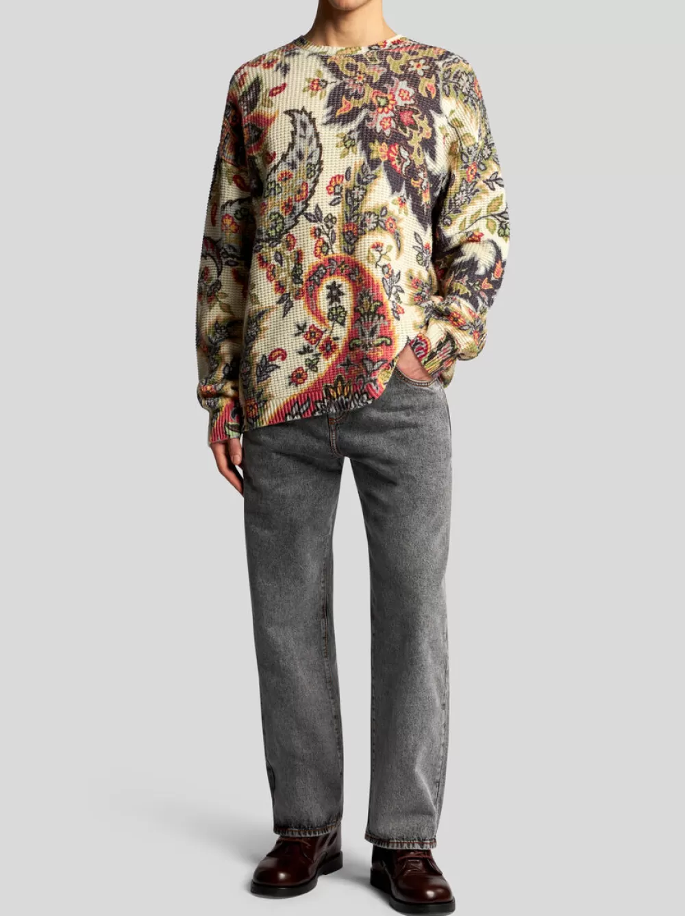 Uomo ETRO Maglieria>MAGLIA PAISLEY IN LANA