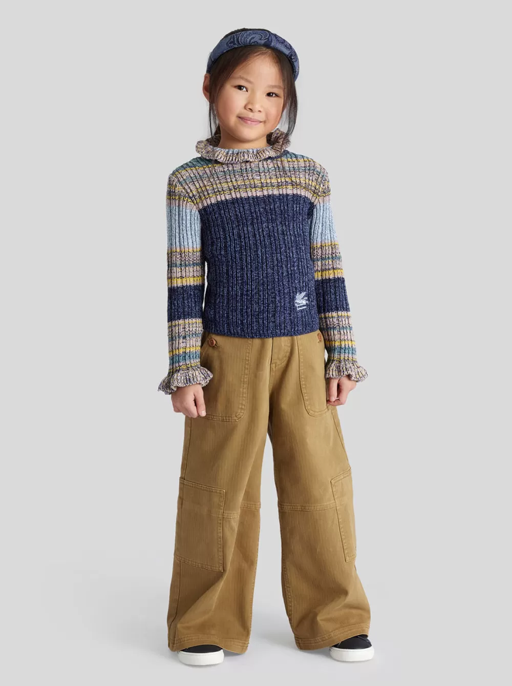 Bambino ETRO Topwear>MAGLIONE A RIGHE PER BAMBINI