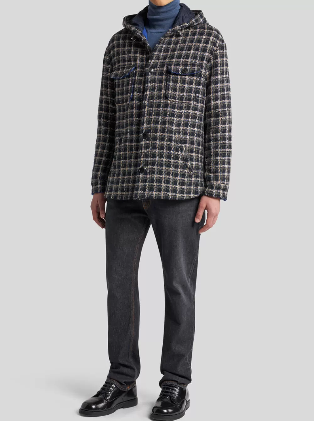 Uomo ETRO Cappotti E Capispalla>OVERSHIRT JACQUARD