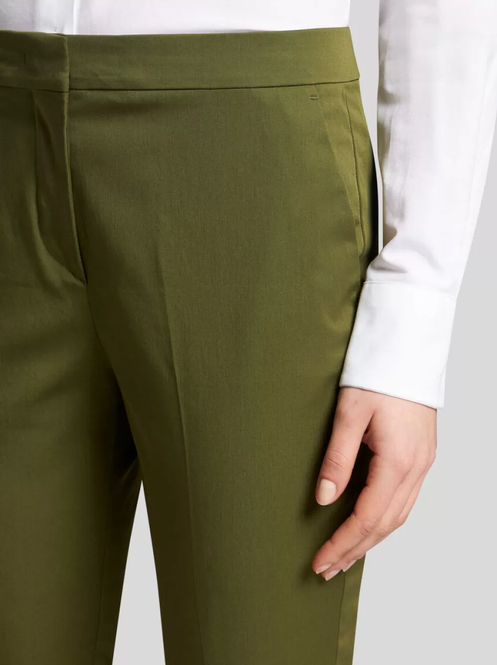 Donna ETRO Pantaloni>PANTALONI CROPPED IN COTONE STRETCH