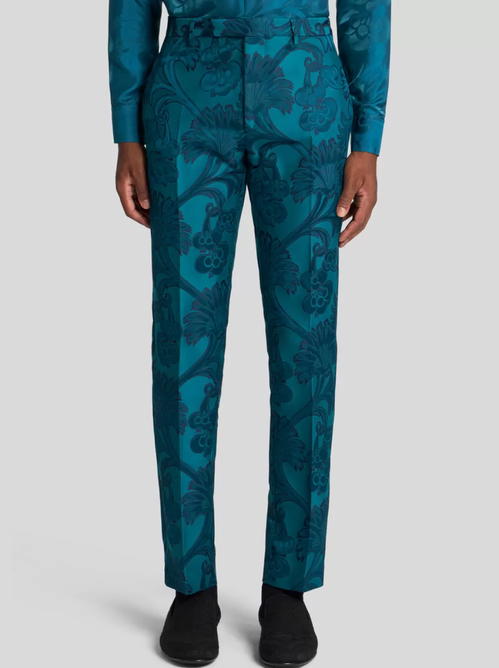 Uomo ETRO Pantaloni>PANTALONI DA SERA RAMAGE FLOREALE