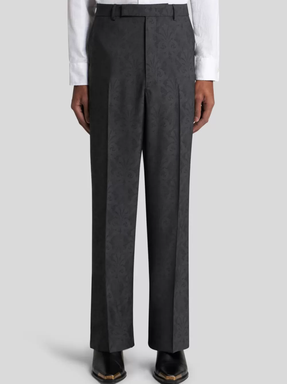 Uomo ETRO Pantaloni>PANTALONI IN LANA JACQUARD