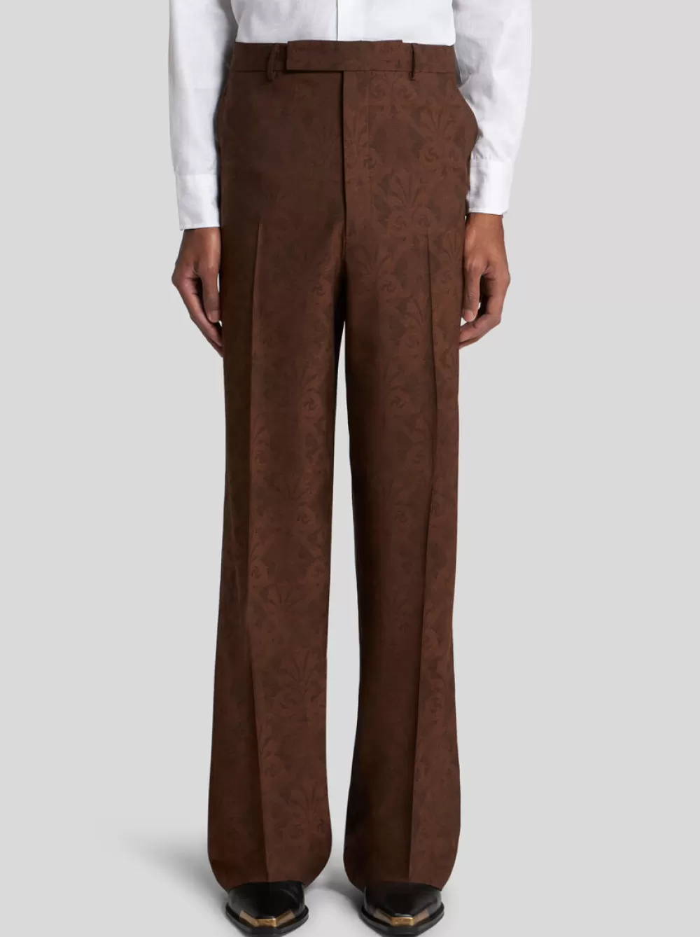 Uomo ETRO Pantaloni>PANTALONI IN LANA JACQUARD