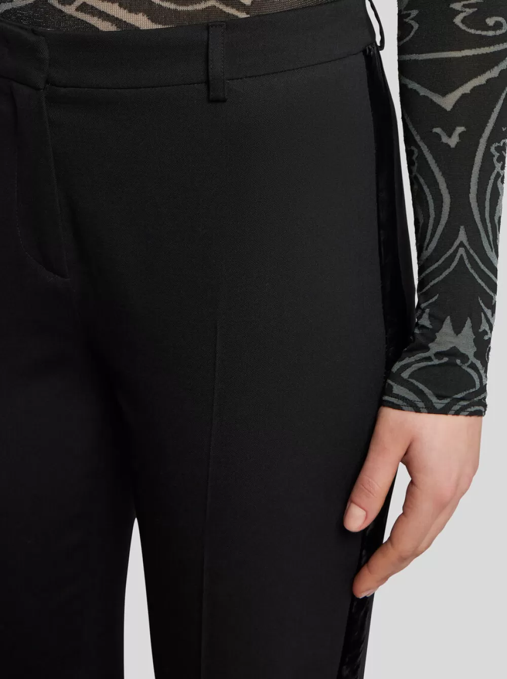 Donna ETRO Pantaloni>PANTALONI IN LANA STRETCH