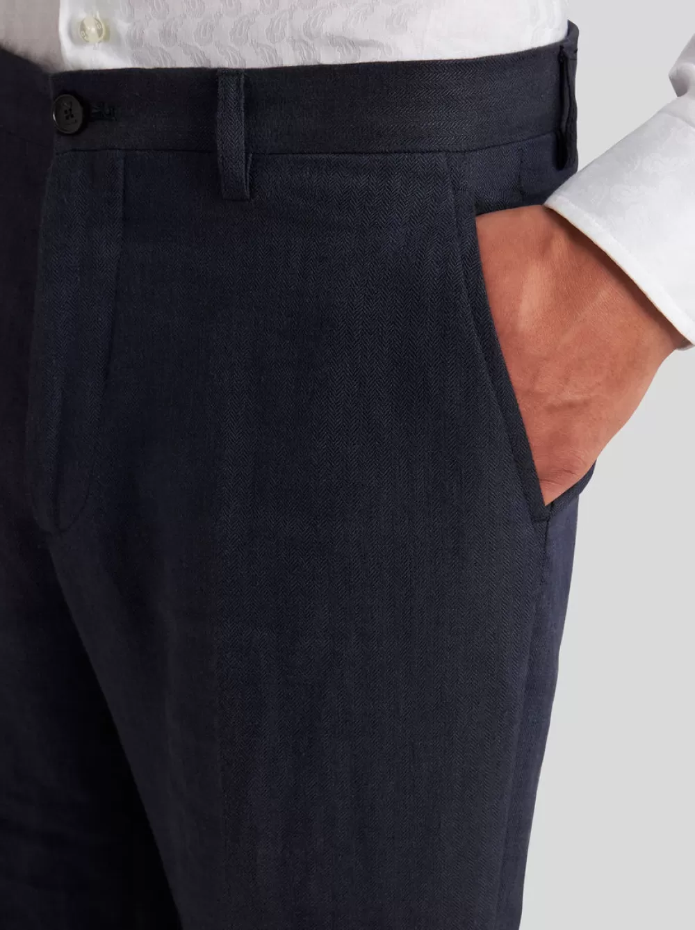 Uomo ETRO Pantaloni>PANTALONI IN LINO