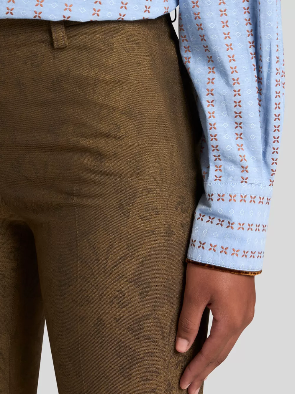 Donna ETRO Pantaloni>PANTALONI JACQUARD