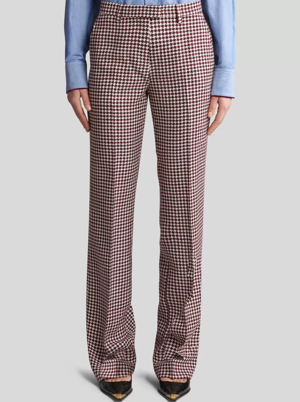 Donna ETRO Pantaloni>PANTALONI PIED DE POULE