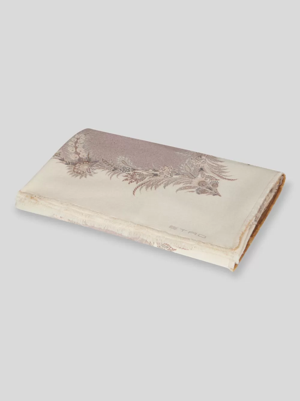 ETRO Plaid | Etro Casa>PLAID IN LANA CON CORNICE FLORELA