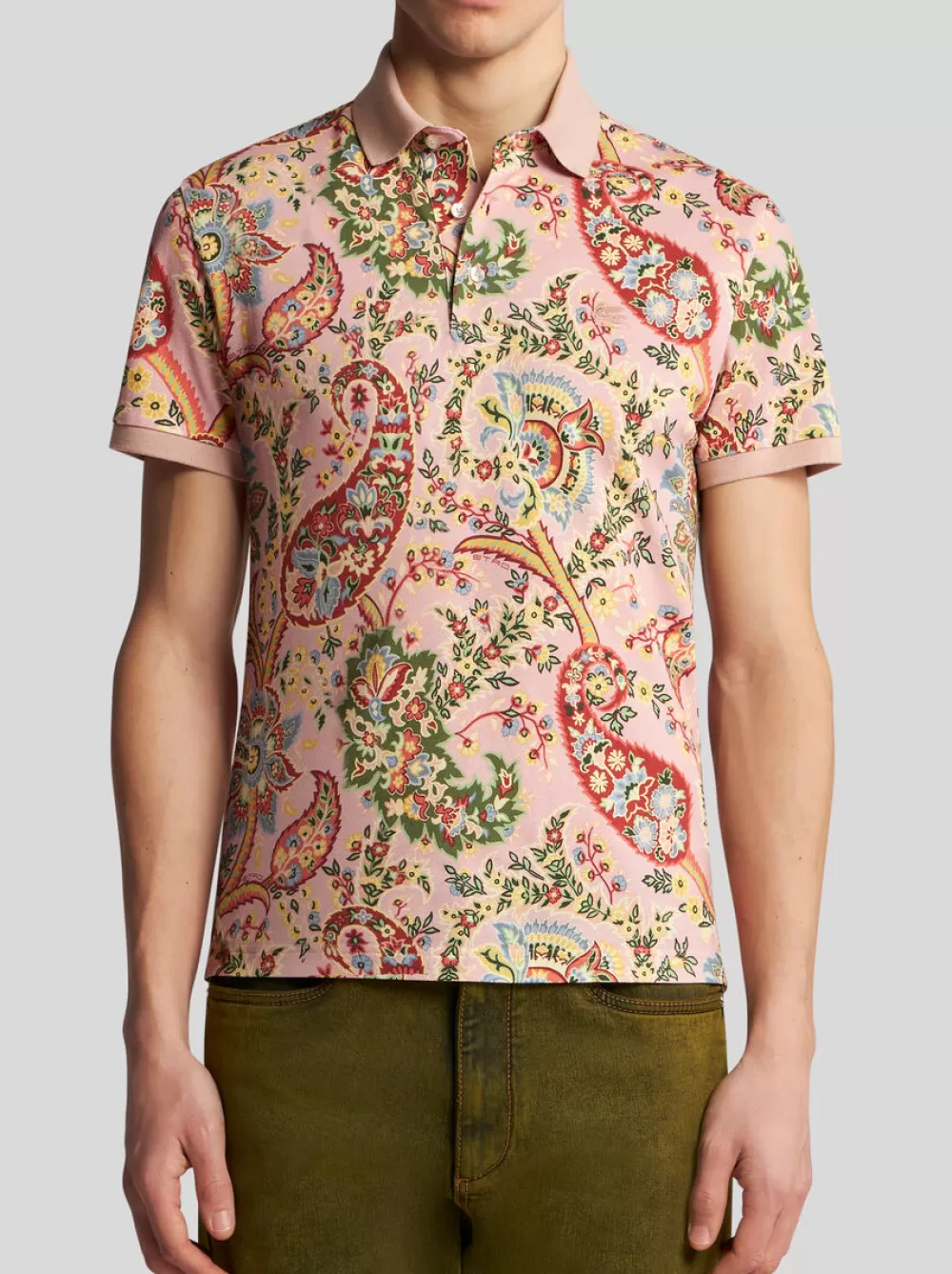 Uomo ETRO Polo>POLO PAISLEY FLOREALE