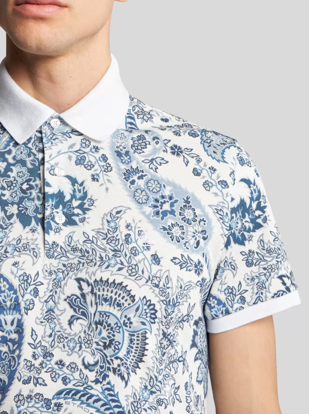 Uomo ETRO Polo>POLO PAISLEY FLOREALE