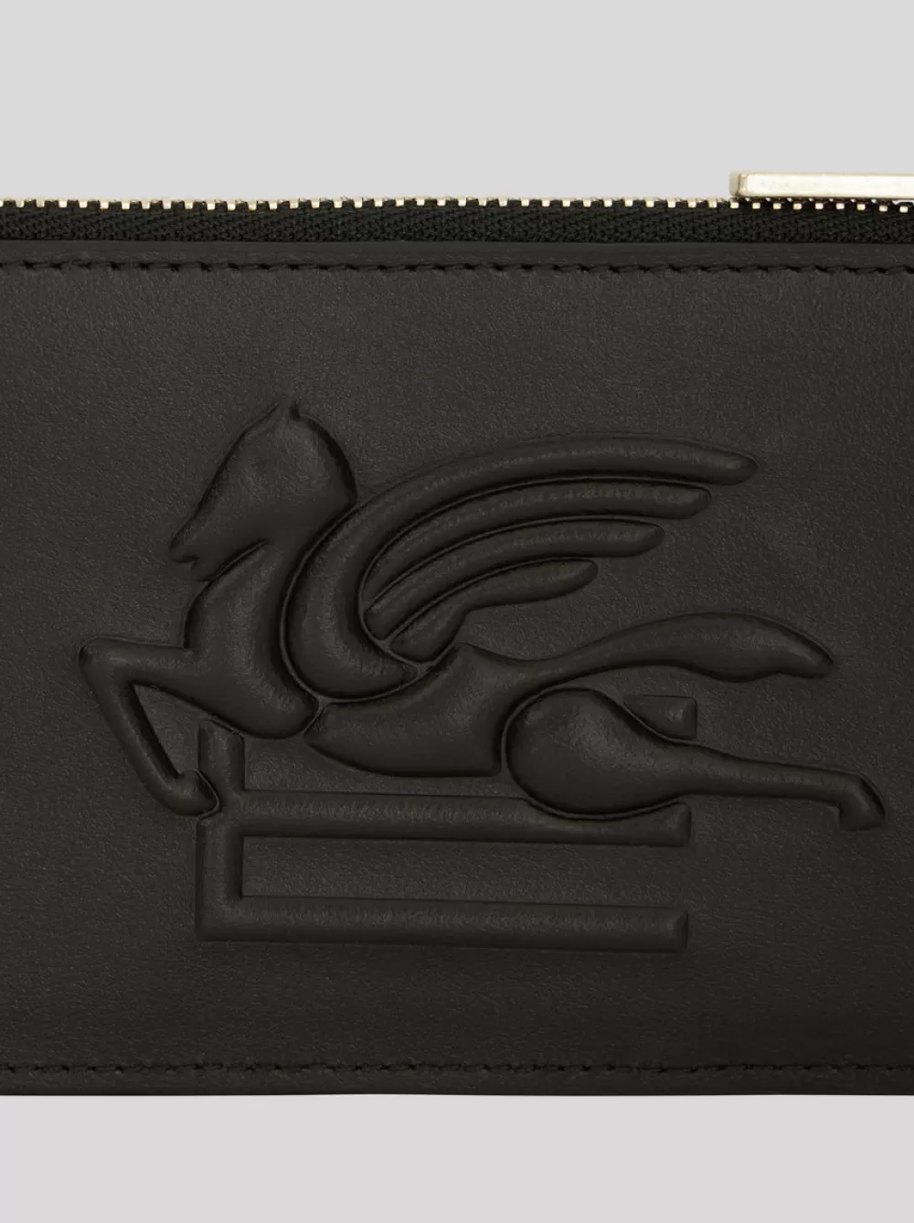 Uomo ETRO Portafogli E Porta Carte>PORTA CARTE IN PELLE CON LOGO EMBOSSED