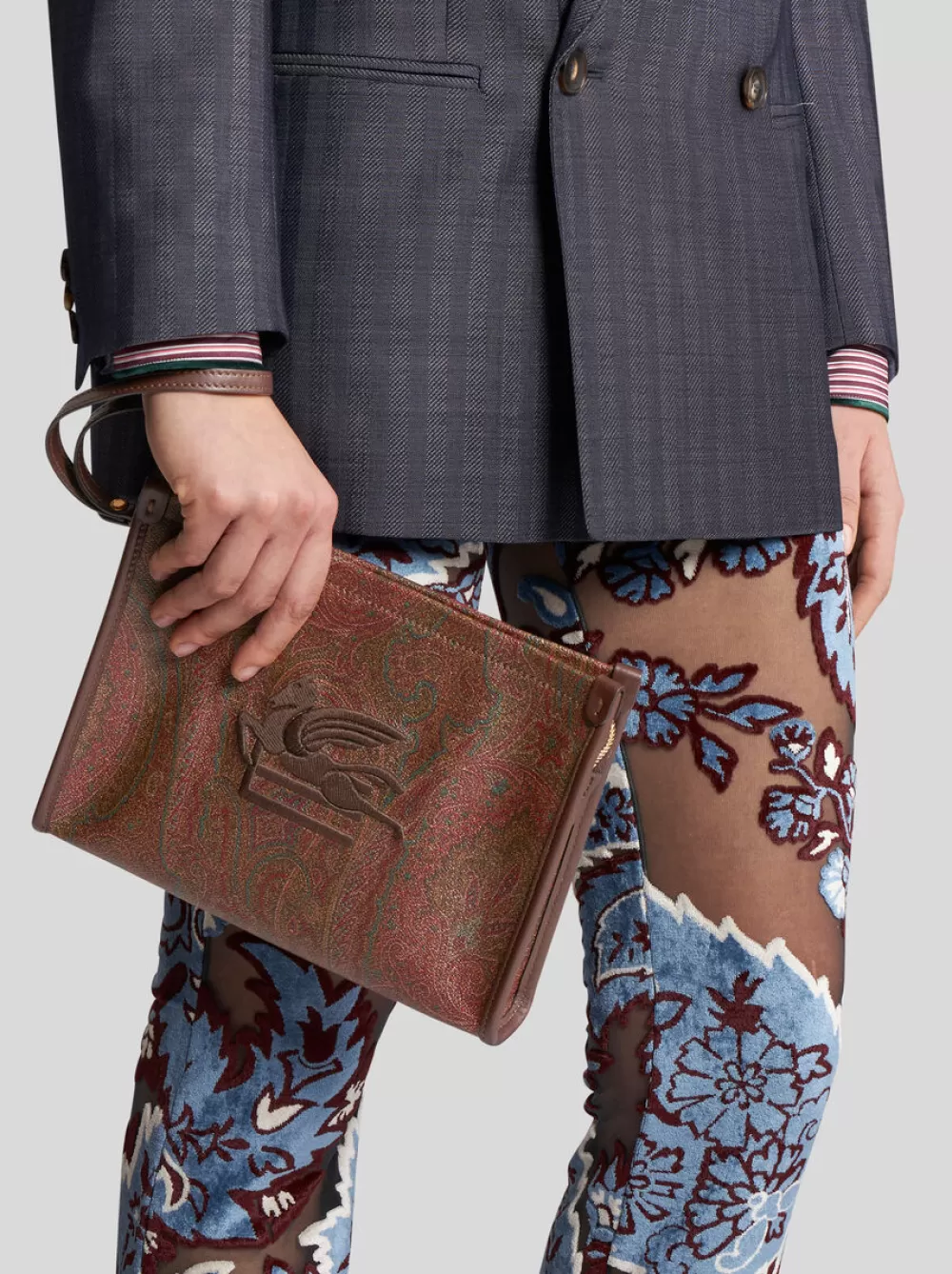 Donna ETRO Borse Mini | Borse Mini>POUCH PAISLEY MEDIA CON PEGASO