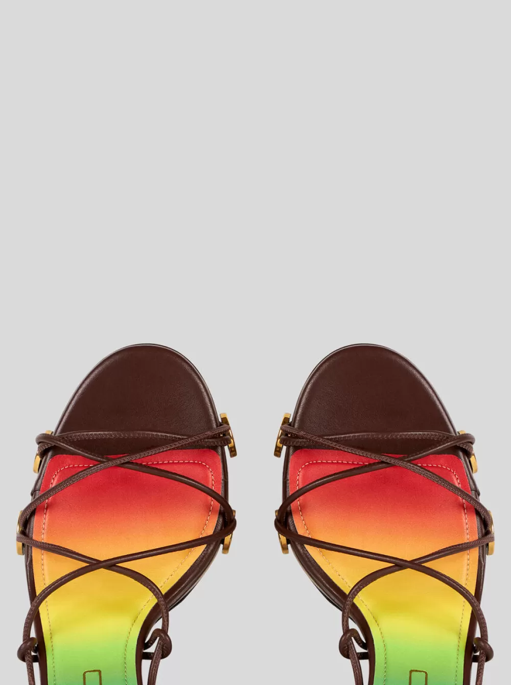 Donna ETRO Sandali E Zoccoli>SANDALI PLATFORM CON LISTINI E BORCHIE