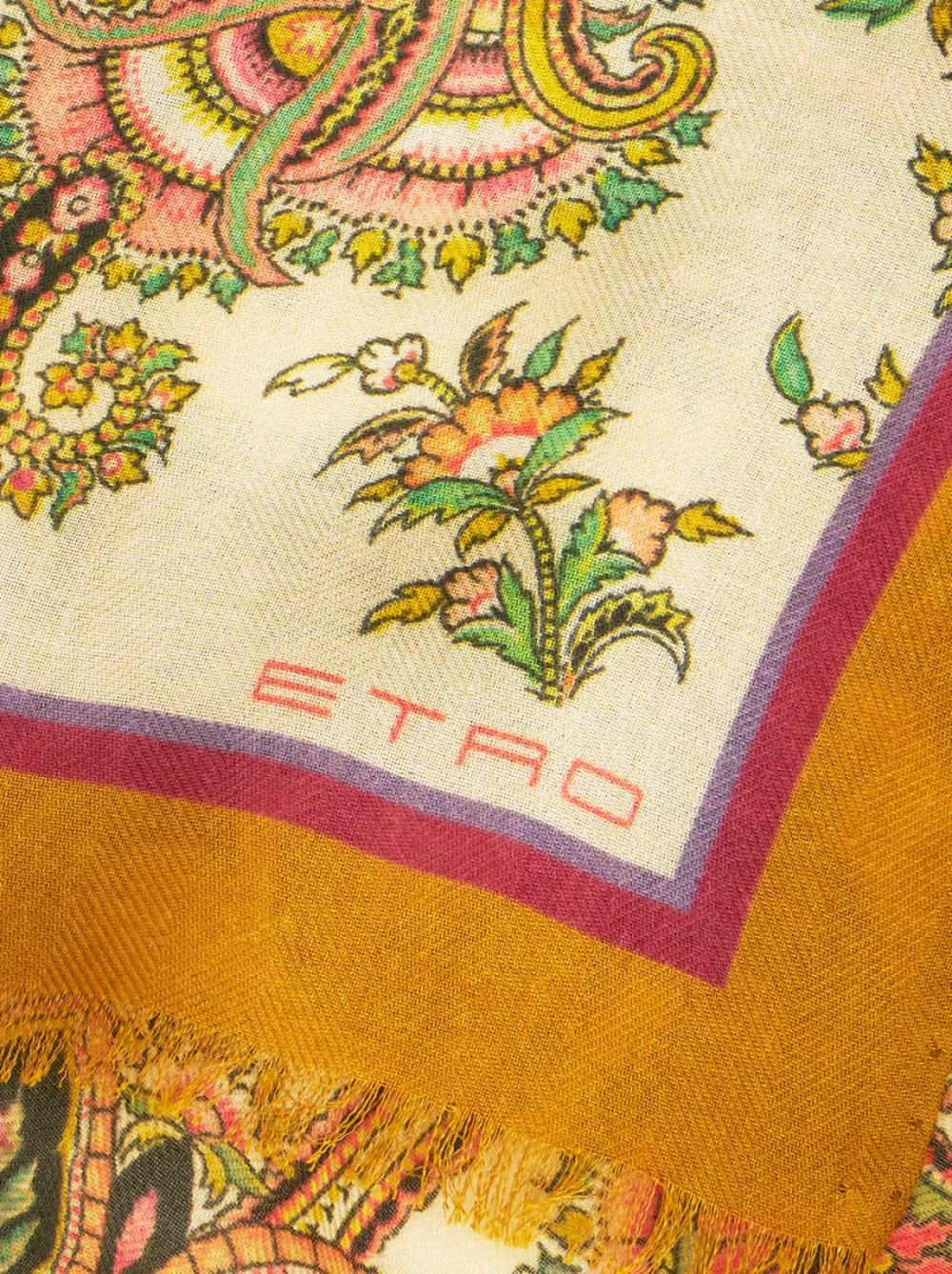 Uomo ETRO Sciarpe>SCIARPA IN CASHMERE E SETA PAISLEY