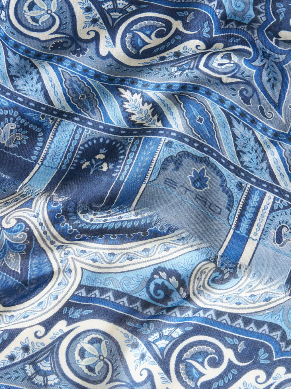 Uomo ETRO Sciarpe>SCIARPA PAISLEY IN MISTO CASHMERE