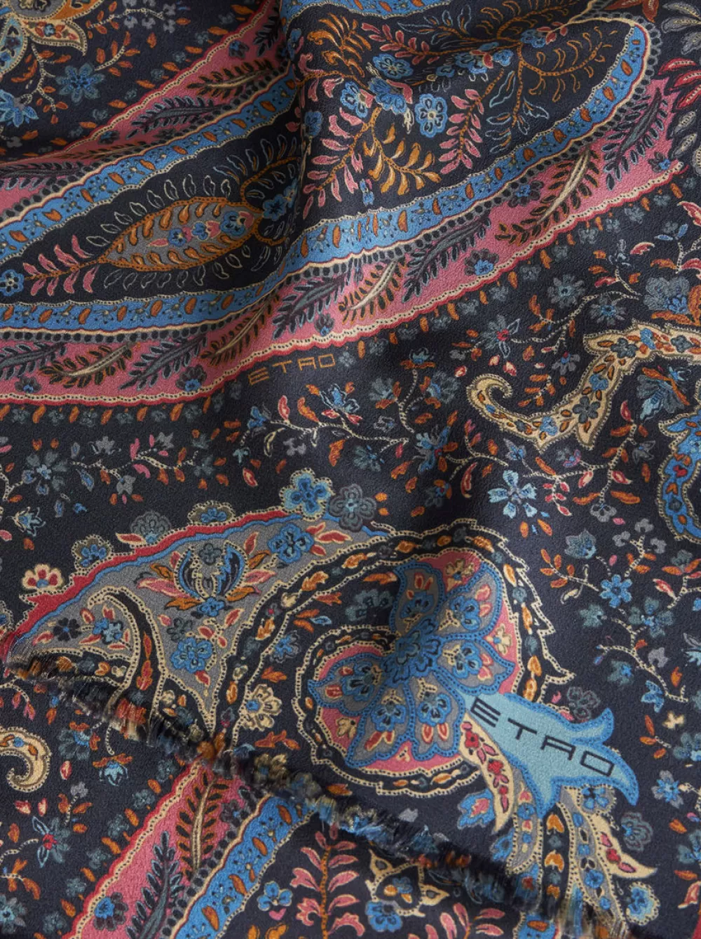 Uomo ETRO Sciarpe>SCIARPA PAISLEY MULTICOLOR IN SETA