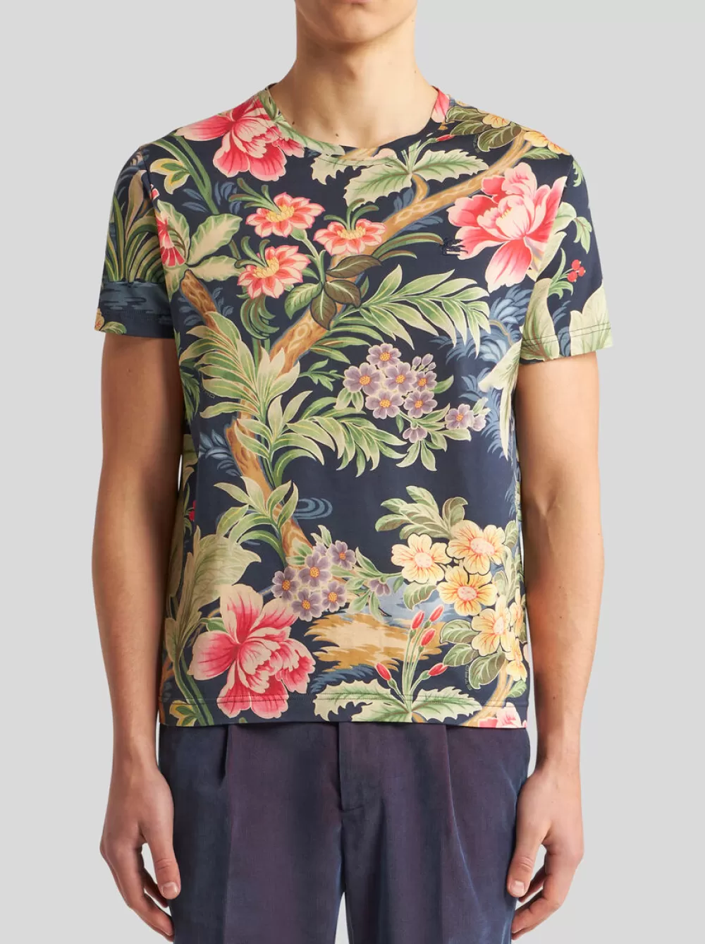 Uomo ETRO T-Shirt E Felpe>T-SHIRT CON STAMPA FLOREALE