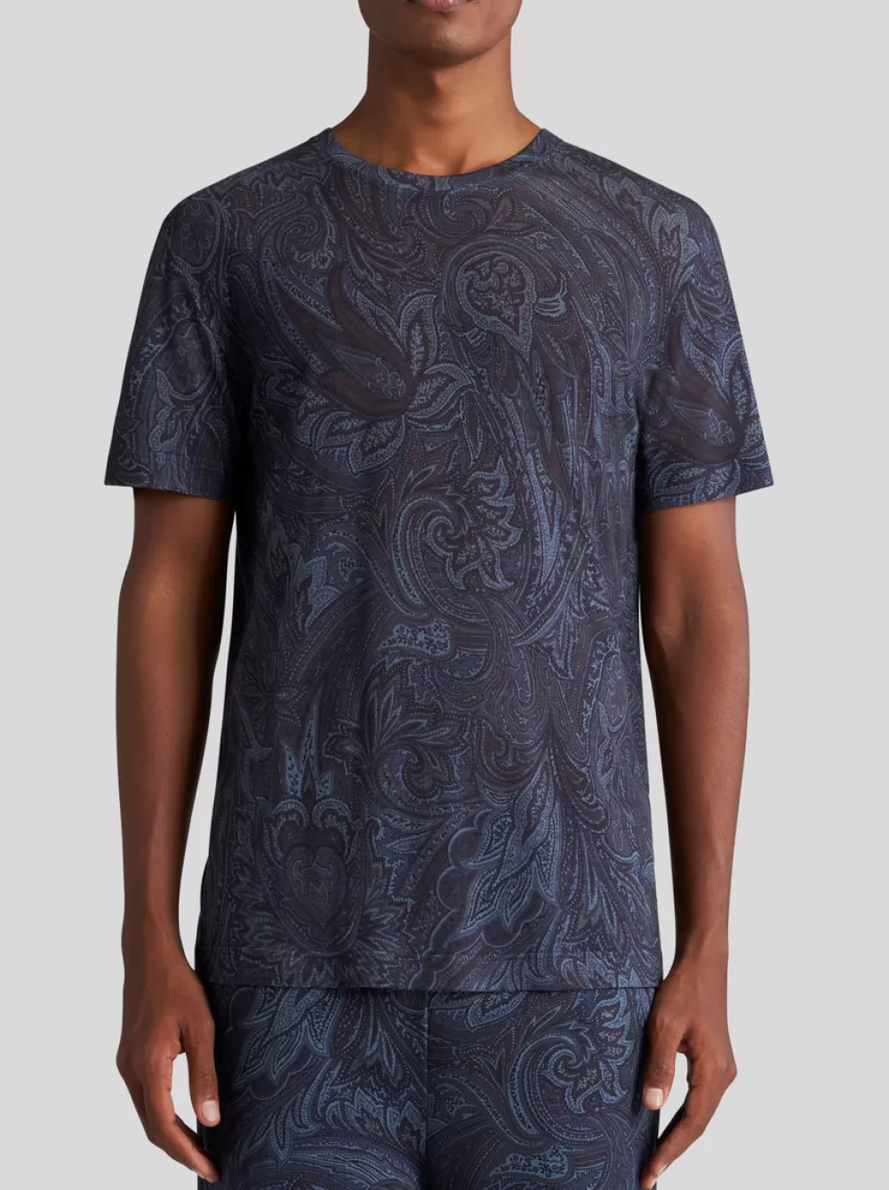 Uomo ETRO T-Shirt E Felpe>T-SHIRT CON STAMPA PAISLEY