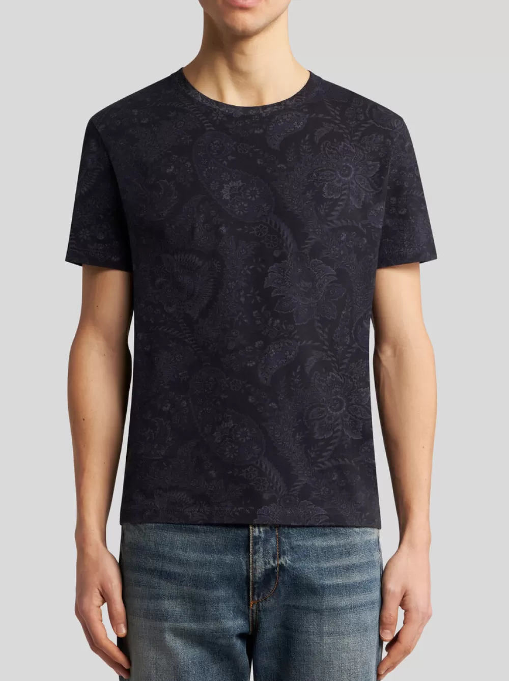 Uomo ETRO T-Shirt E Felpe>T-SHIRT CON STAMPA PAISLEY FLOREALE