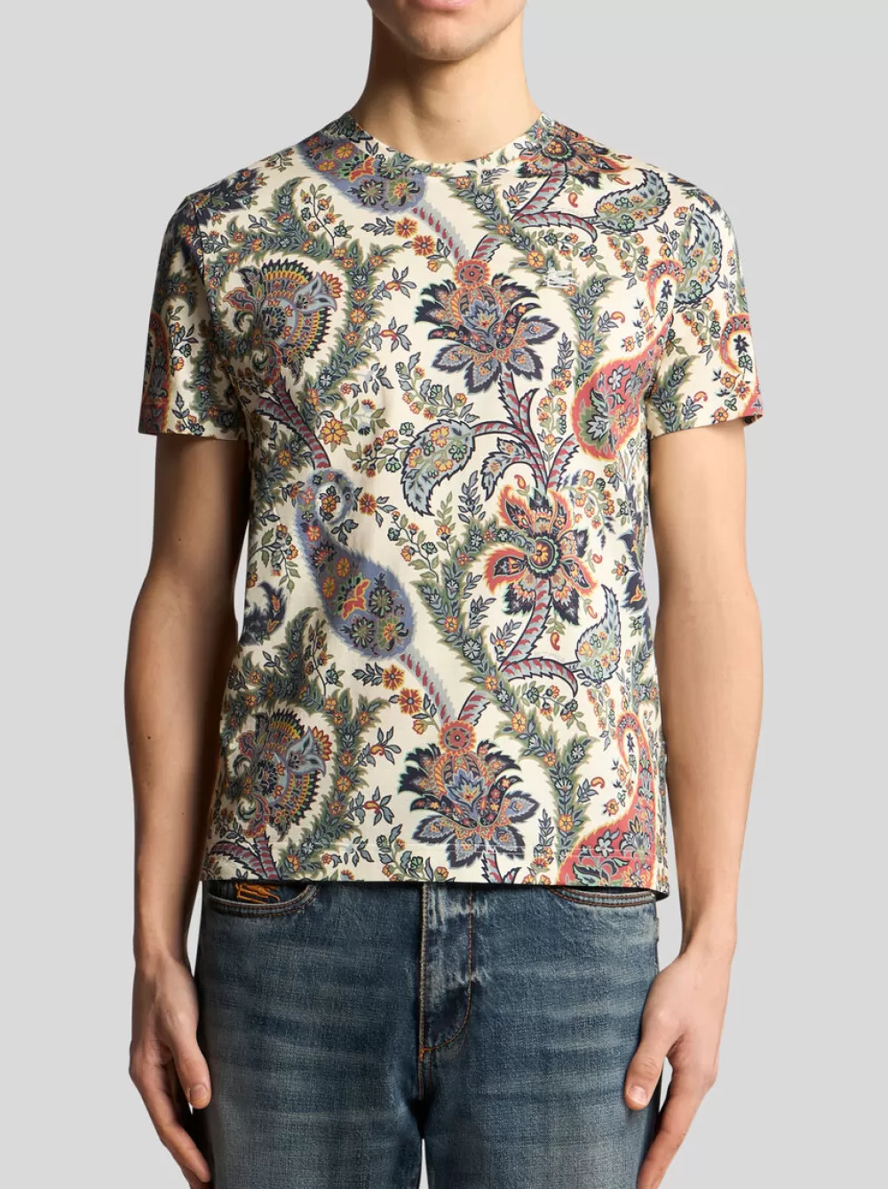 Uomo ETRO T-Shirt E Felpe>T-SHIRT PAISLEY FLOREALE